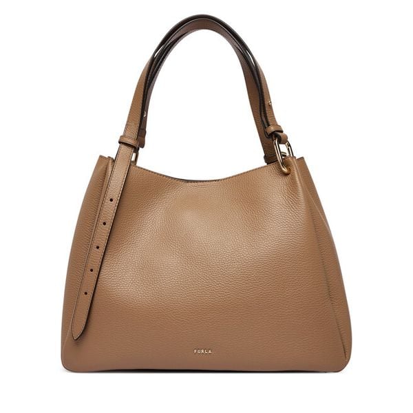 Torebka Furla. Brązowe torebki klasyczne damskie Furla, bez wzorów, bez dodatków. Za 1,979.00 zł.