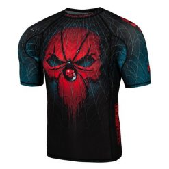 Koszulka Męska na siłownię rashguard MMA EXTREME HOBBY WIDOW. Czarne bielizna termoaktywna męska EXTREME HOBBY, m, bez wzorów, z bawełny. Za 199.00 zł.