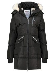 Geographical Norway Płaszcz pikowany "Balaland" w kolorze czarnym rozmiar: M. Czarne płaszcze damskie Geographical Norway, m, bez wzorów. Za 405.61 zł.