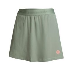 Spódnica damska Minnesota Paddle – plisowana, oddychająca, z wewnętrznymi spoden. Zielone spódniczki damskie IZAS, bez wzorów, z materiału, eleganckie, plisowane. Za 204.30 zł.