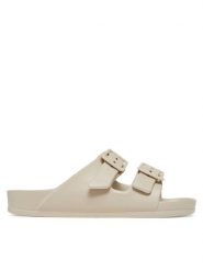 ONLY Shoes Klapki Onlcristy 15316868 Beżowy. Brązowe klapki damskie ONLY Shoes, bez wzorów, z tworzywa sztucznego, bez obcasa. Za 69.99 zł.
