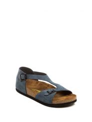 Comfortfusse Skórzane sandały w kolorze granatowym rozmiar: 38. Niebieskie sandały damskie Comfortfusse, bez wzorów, z nubiku, bez obcasa. Za 192.45 zł.