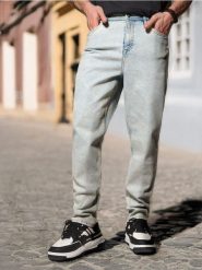 Jeansy comfort - niebieski. Niebieskie jeansy męskie Sinsay. Za 45.99 zł.