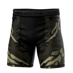 Spodenki Vale Tudo do MMA męskie EXTREME HOBBY JUNGLE PANTHER. Czarne szorty męskie EXTREME HOBBY, z elastanu, bez kołnierzyka. Za 179.00 zł.