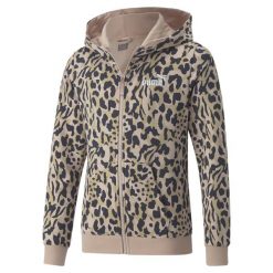 PUMA BLUZA ALPHA AOP 67021847. Czerwone bluzy z kapturem damskie Puma, z materiału. Za 164.99 zł.