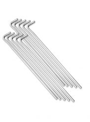 Szpilki do namiotu Rockland 26 cm 10-pack. Szare szpilki Rockland, bez wzorów, bez obcasa. Za 23.00 zł.