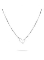 Tamaris Naszyjnik z elementem ozdobnym - dł. 45 cm rozmiar: onesize. Szare naszyjniki damskie Tamaris, ze stali. Za 86.99 zł.