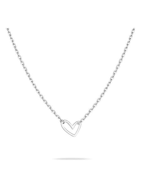 Tamaris Naszyjnik z elementem ozdobnym - dł. 45 cm rozmiar: onesize. Szare naszyjniki damskie Tamaris, ze stali. Za 86.99 zł.