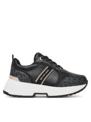 MICHAEL Michael Kors Sneakersy MK02930002 Czarny. Czarne buty sportowe dziewczęce MICHAEL Michael Kors, bez wzorów, ze skóry, bez zapięcia. Za 389.99 zł.