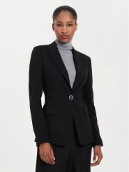 Pinko Marynarka Signum 100254 A24C Czarny Regular Fit. Czarne marynarki i żakiety damskie Pinko, bez wzorów, z wiskozy. Za 1,259.00 zł.