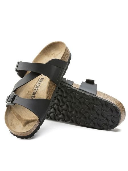 Birkenstock Klapki "Salina" w kolorze czarnym rozmiar: 37. Czarne klapki damskie Birkenstock, bez wzorów, bez obcasa. Za 276.05 zł.