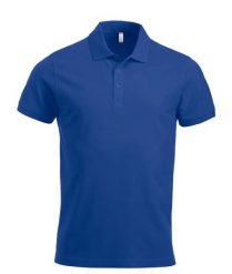 Clique Classic Lincoln S/S koszulka polo męska z bawełny, nowoczesny krój. Niebieskie koszulki polo męskie CLIQUE, m, bez wzorów, z bawełny, bez ramiączek. Za 122.04 zł.