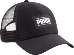 Czapka z daszkiem unisex Puma Ess Trucker. Czarne czapki męskie Puma, bez wzorów, z materiału. Za 69.00 zł.