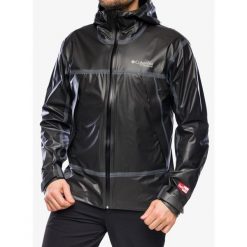 Kurtka przeciwdeszczowa męska Columbia OutDry Extreme Wyldwood Shell. Czarne kurtki męskie Columbia, m, bez wzorów, sportowe, bez kaptura. Za 848.99 zł.