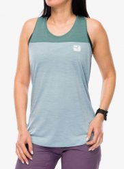 Top damski Ortovox 150 Cool Logo Top. Niebieskie topy sportowe damskie ORTOVOX, xl, bez wzorów, z lyocellu, bez ramiączek. Za 351.99 zł.