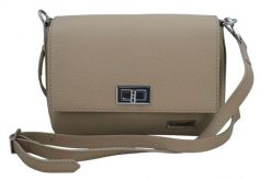 Wizytowa torebka damska Barberinis - Beżowa. Brązowe torebki wieczorowe Barberinis, bez wzorów, z lakierowanej skóry, eleganckie, bez kołnierzyka, bez ramiączek. Za 203.99 zł.