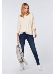 Detto Fatto Koszulka w kolorze kremowym rozmiar: 42. Brązowe bluzki damskie Detto Fatto, bez wzorów, z wiskozy, bez kołnierzyka. Za 82.99 zł.