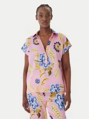 LOLA CASADEMUNT Bluza LS2615063 Różowy Regular Fit. Czerwone bluzy bez kaptura damskie lola casademunt, l, z syntetyku. Za 417.99 zł.