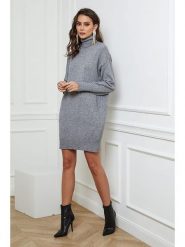 Joséfine Sukienka dzianinowa "Warren" w kolorze szarym rozmiar: S. Szare sukienki damskie Joséfine, s, bez wzorów, z dzianiny, bez kołnierzyka, bez ramiączek, mini. Za 154.07 zł.