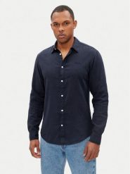 Pepe Jeans Koszula Arnau PM308844 Granatowy Regular Fit. Niebieskie koszule męskie Pepe Jeans, m, bez wzorów, z bawełny, bez kołnierzyka, bez ramiączek. Za 219.99 zł.