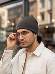 Czapka beanie basic z wiskozą 2 pack - szary. Szare czapki męskie Sinsay, bez wzorów, z wiskozy. Za 25.99 zł.