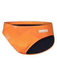 Arena Kąpielówki w kolorze pomarańczowym rozmiar: 5. Pomarańczowe kąpielówki męskie Arena, bez wzorów, z materiału. Za 83.03 zł.