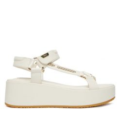 Sandały Liu Jo. Sandały damskie Liu Jo, bez wzorów, bez obcasa, na koturnie. Za 639.99 zł.