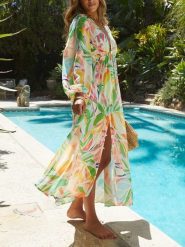 Milan Kiss Sukienka ze wzorem rozmiar: S. Sukienki damskie Milan Kiss, s, bez wzorów, bez kołnierzyka, bez ramiączek, maxi. Za 165.99 zł.