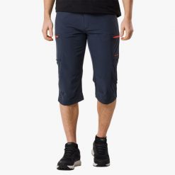 Spodnie outdoor turystyka męskie Swedemount Glittertind 3/4 Pants szybkoschnące. Niebieskie szorty męskie SWEDEMOUNT, bez wzorów, z materiału. Za 224.99 zł.