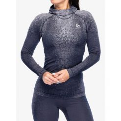 Bluza termoaktywna damska Odlo Blackcomb Eco BL Top Facemask LS. Szare bluzy bez kaptura damskie Odlo. Za 366.99 zł.