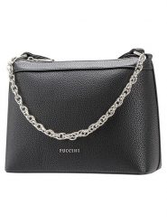 Puccini Torebka "Timeless" w kolorze czarnym - 15 x 19 x 10 cm rozmiar: onesize. Czarne torebki klasyczne damskie Puccini, bez wzorów, z materiału, bez dodatków. Za 74.99 zł.