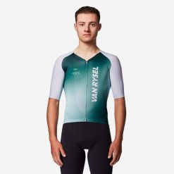 Koszulka rowerowa szosowa męska Van Rysel RCR-F. Białe t-shirty sportowe męskie VAN RYSEL, m, z materiału, bez ramiączek, rowerowe. Za 539.99 zł.