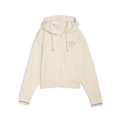 Bluza Puma Class Comfort Full-Zip Hoodie Tr Damskie. Białe bluzy sportowe damskie Puma, s, z bawełny. Za 313.99 zł.
