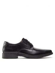 Clarks Półbuty Tilden Plain 261103507 Czarny. Czarne buty wizytowe męskie Clarks, ze skóry, bez zapięcia. Za 279.99 zł.