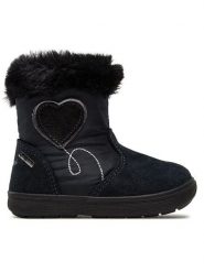 Primigi Kozaki GORE-TEX 4850011 M Granatowy. Niebieskie kozaki dziewczęce Primigi, bez wzorów, z gore-texu, bez obcasa. Za 339.99 zł.