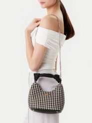 Guess Torebka Mirema HWWG96 31010 Czarny. Czarne torebki klasyczne damskie Guess, z aplikacjami, ze skóry, bez dodatków. Za 359.99 zł.