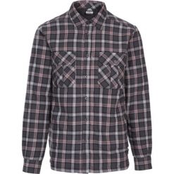Trespass Rapeseed - Męska koszula w ciemnoszarą kratkę. Szare koszule męskie Trespass, m, bez wzorów, bez kołnierzyka, bez ramiączek. Za 323.99 zł.