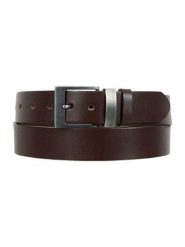 Wojas Dwustronny skórzany pasek w kolorze brązowym rozmiar: 100. Brązowe paski męskie Wojas, bez wzorów, z materiału. Za 74.99 zł.