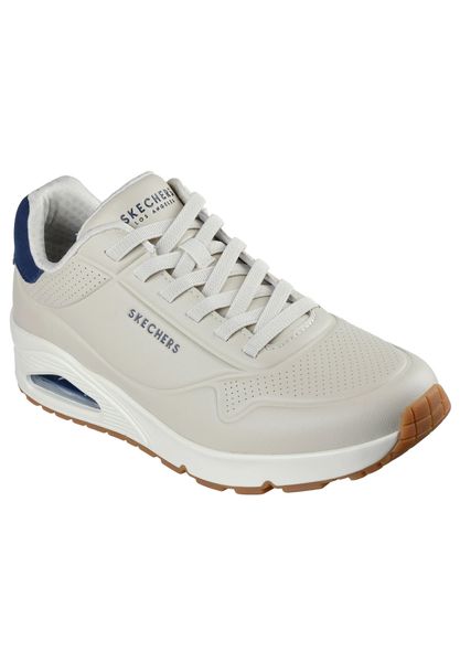 Buty sportowe męskie Skechers Uno Tailored Air. Brązowe buty sportowe na co dzień męskie Skechers, z materiału, bez zapięcia, trekkingowe. Za 390.00 zł.