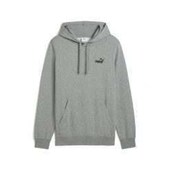 Męska bluza z kapturem Essentials z małym logo No. 1 PUMA Medium Gray Heather. Szare bluzy z kapturem męskie Puma, l, prążkowane. W wyprzedaży za 154.00 zł.