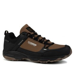 Buty męskie trekkingowe Softshell DK PREDATOR LOW. Brązowe buty trekkingowe męskie DK, z softshellu, bez zapięcia. W wyprzedaży za 149.00 zł.