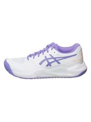 Asics Buty "Dedicate 7 Clay" w kolorze biało-fioletowym do tenisa rozmiar: 41,5. Białe obuwie trekkingowe damskie Asics. Za 386.95 zł.