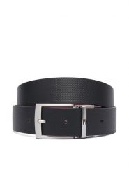 Tommy Hilfiger Pasek Adan Rev 3.5 Pebble AM0AM14566 Czarny. Czarne paski męskie Tommy Hilfiger, bez wzorów, ze skóry. Za 269.99 zł.