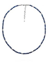 U.S. Polo Assn. Naszyjnik - dł. 50 cm rozmiar: onesize. Szare biżuteria dla mężczyzn U.S. Polo Assn., z lazurytem, ze stali. Za 86.99 zł.