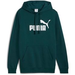 Bluza męska Puma ESS No.1 Logo Hoodie FL zielona 682571 75. Szare bluzy bez kaptura męskie Puma, m. Za 159.00 zł.