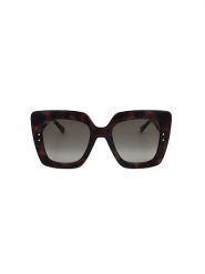 Jimmy Choo Damskie okulary przeciwsłoneczne w kolorze jasnobrązowym rozmiar: 53. Brązowe okulary przeciwsłoneczne damskie Jimmy Choo. Za 413.99 zł.