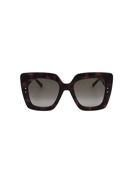 Jimmy Choo Damskie okulary przeciwsłoneczne w kolorze jasnobrązowym rozmiar: 53. Brązowe okulary przeciwsłoneczne damskie Jimmy Choo. Za 314.95 zł.