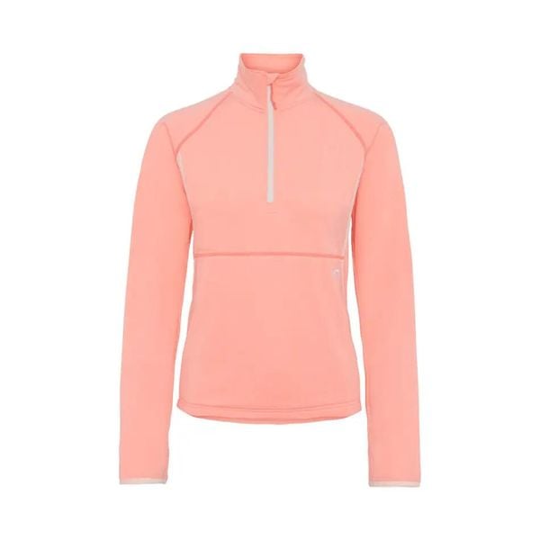 Damski top treningowy Kari Traa Mika. Brązowe topy damskie Kari Traa, bez wzorów, bez kołnierzyka. Za 384.50 zł.