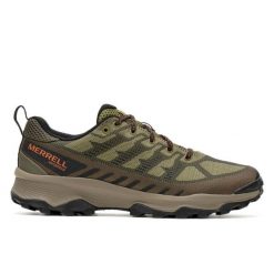 Buty trekkingowe męskie Merrell Speed Eco Wp. Zielone buty trekkingowe męskie MERRELL, z gumy, bez zapięcia, wspinaczkowe. Za 735.00 zł.