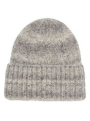 Becksöndergaard Czapka "Lenny" w kolorze jasnoszarym rozmiar: onesize. Szare czapki zimowe damskie Becksöndergaard, z bawełny. Za 131.43 zł.